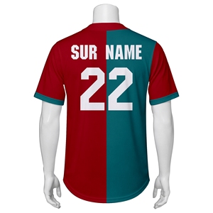 Wida Sports Professional Custom Baseball Jerseys Premium Sublimated Anti-Bacterial V-neck Half Sleeve Teamwear Athletic Apparel - Product Image 3