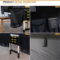 Sac à chaussures OEM en toile anti-fatigue avec charnière, transmission de vapeur, 4 saisons, en aluminium RTT 230 x 152 cm