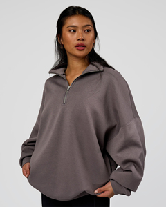 Sweat-shirt à capuche décontracté pour femme, style streetwear hiver, uni, manches longues, en polaire épaisse, avec poche à rabat sur le col avant - Product Image 3