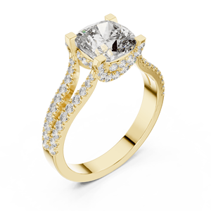 ชุดแหวนคู่ชุบทอง10K สำหรับงานแต่งงาน - Product Image 4