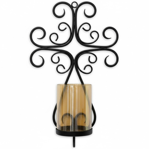 Modern Black Metal Hexagonal <b>Wall</b> Mounted Tealight Candle Holder <b>Sconce</b> Iron T-<b>Light</b> <b>Wall</b> Art Decor For Living Room In Low Price - Product Image 4