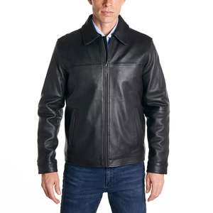 Chaquetas de Cuero para Hombre de Alta Calidad al por Mayor, Chaquetas de Cuero Casuales para Hombre, Material Suave, Alta Demanda - Product Image 6