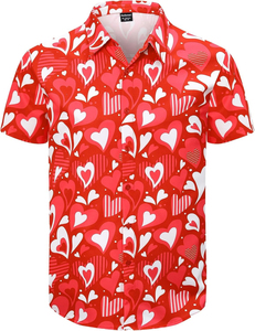 เสื้อเชิ้ตชายหาดพิมพ์ลายฮาวาย แขนสั้น สไตล์ลำลอง ติดกระดุม สำหรับฤดูร้อน สีสันสดใส ลายดอกไม้ เหมาะสำหรับวันหยุดพักผ่อน - Product Image 4