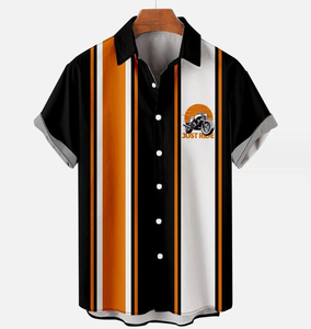 เสื้อเชิ้ตฮาวายพิมพ์ลายดิจิทัลแบบสั่งทำพิเศษ ไซส์ใหญ่ ติดกระดุม สำหรับผู้ชาย ใส่เที่ยวทะเลช่วงฤดูร้อน สวมใส่สบายๆ - Product Image 3