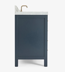 Gabinete de Baño Moderno Abigail OEM de 36 Pulgadas con Lavabo a la Derecha y 7 Opciones de Acabado, Directo de Fábrica en Vietnam - Product Image 3