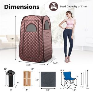 Coperta Sauna per Relax Domestico con Generatore di Vapore - Product Image 2