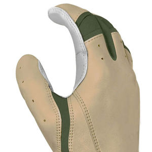 Guantes de Bateo de Béisbol de Cuero Suave Personalizados para Adultos y Jóvenes, Transpirables, Antideslizantes, con Palma Acolchada y Correa Ajustable - Product Image 3
