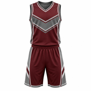 Conjuntos de Ropa Reversible para Bebés, Hombres y Tallas Grandes, Conjunto Deportivo Personalizado para Prácticas de Baloncesto Junior E Score - Product Image 3