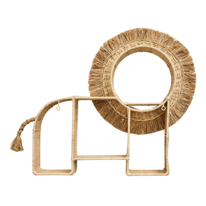 Étagère décorative en rotin en forme de lion pour organiser livres et jouets, vente en gros du Vietnam - Product Image 2