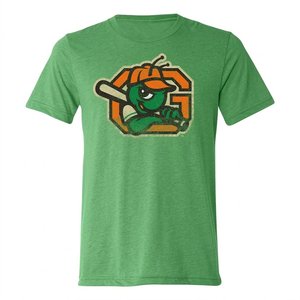 High Sales Custom Printed Logo Green High Quality <b>100</b>% Cotton <b>Polyester</b> Streetwear Causal Men O-neck Shirts High Selling Article - Product Image 1