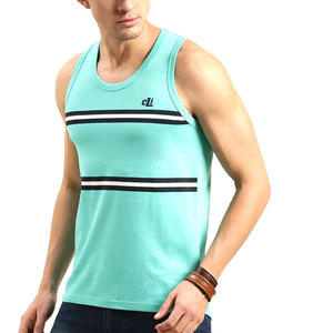 บริการ OEM ขายส่งเสื้อกล้ามผู้ชาย คุณภาพพรีเมียม ผ้าฝ้าย 100% ระบายอากาศได้ดี สวมใส่สบาย ทรงหลวม ไซส์ใหญ่ เหมาะสำหรับออกกำลังกาย - Product Image 1