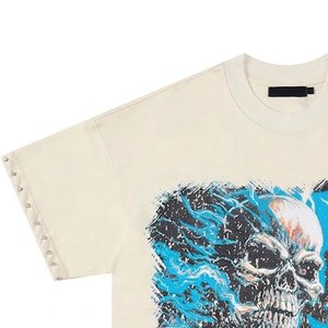 T-shirts pour hommes de haute qualité, coupe ample, épaules tombantes, coton lourd, logo imprimé personnalisé, fournisseur de streetwear, vêtements d'été pour hommes - Product Image 5