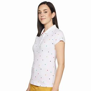 เสื้อโปโลลำลองสำหรับผู้หญิง เสื้อโปโลผ้าฝ้ายทนทานสำหรับผู้หญิง เสื้อโปโลคอปกสุดอินเทรนด์สำหรับผู้หญิง - Product Image 2