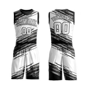Conjunto de Uniforme de Baloncesto Deportivo, Uniformes de Jersey para Correr, Unisex, Reversible, con Diseño Sublimado, Transpirable, 100% Poliéster - Product Image 3