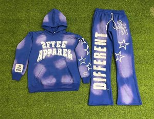 Sudadera con Capucha de Corte Holgado para Invierno, Impresión de Seda en Toda la Superficie, Efecto Desgastado por el Sol, Unisex, 100% Algodón Felpa, Fabricada por Lembro Industry 2027 - Product Image 4