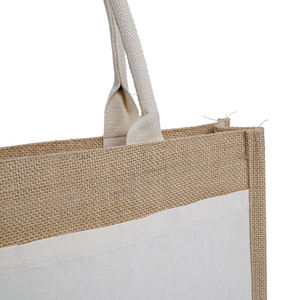 Stylish Eco Friendly Jute Carry <b>Bag</b> Large Capacity Natural Fiber Grocery Shopping <b>Bag</b> - Product Image 5