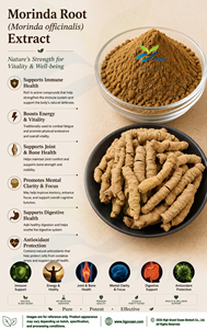 Approvisionnement direct d'usine HGO en extrait de racine de Morinda (officinalis) naturel pur (qualité alimentaire) spécification 10:1 (extrait de rapport) - Product Image 3