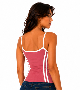 Nueva Llegada: Top de Tirantes Ajustado para Mujer al por Mayor – Personalizable con Logotipo Frontal, Tejido sin Mangas para Verano con Algodón Transpirable y Spandex - Product Image 4