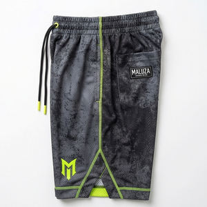 Conjunto Deportivo MALUZA Estampado para Baloncesto, Tallas Grandes, Transpirable, Camiseta y Pantalones Cortos para Gimnasio y Ropa Deportiva Urbana - Product Image 4