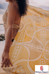 Premium Custom Printed Hawaiian Lavalava Sarong Samoa Upolu Apia Savaii Salelologa OEM ODM Customized Manufacturing Service - Product Image 2