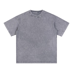 Camiseta de Manga Corta Oversize para Hombre, Color Naranja Sólido, Cuello Redondo, Estilo Casual, Tejido Jersey, 100% Algodón, Diseño Liso - Product Image 5