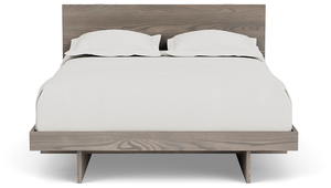 Wholesale Modern Floating <b>Platform</b> <b>Bed</b> | Solid Wood Sled Base <b>Bed</b> <b>Frame</b> - Product Image 3