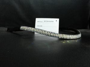 Banda duradera para la frente de cuero de caballo para comodidad Equitación Diseño múltiple con perla Mejor precio. - Product Image 6