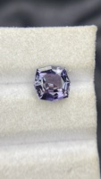 Tanzanita Natural Certificada de 9 MM, Sin Calentar, Multicolor, Corte Hexagonal Cuadrado, Excelente Color, Zoisita Natural, 3.26 Quilates, Limpia con Lupa