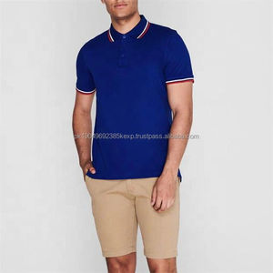 Camisas Polo de Algodón Personalizadas para Hombre, Manga Corta, Bordadas con Logotipo, Proveedor Mayorista OEM - Product Image 4