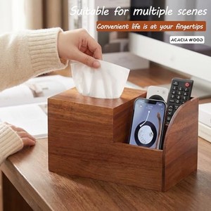 ที่ใส่กระดาษทิชชูไม้สักพรีเมียม - คอลเลคชั่นห้องน้ำสุดหรู ขายส่ง - Product Image 2