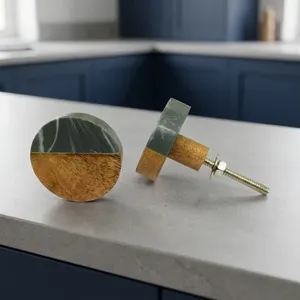Most Selling Resin Wood Knobs for Kitchen Cabinets Drawers <b>Wardrobes</b> Dressers and Custom Hardware Available At Best Price - Product Image 4