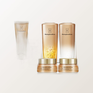 Coffret de soins coréens Hwanghoozihwa 24K Gold Prestige Repair, ensemble de 7 pièces, soin de la peau à l'or 24 carats - Product Image 3