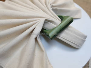 ห่วงรัดผ้าเช็ดปากบนโต๊ะดีไซน์เนอร์เคลือบเงาสำหรับการจัดโต๊ะในงานแต่งงานงานเลี้ยงอาหารค่ำและของตกแต่งบ้าน - Product Image 5