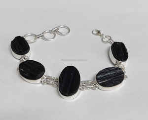 Bracelet unisexe tendance en alliage de pyrite et pierres naturelles, qualité supérieure, style bohème, taille unique, vente en gros, best-seller - Product Image 3