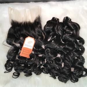 Grade 12A Vente en gros Paquets de tissage de cheveux humains vietnamiens Ocean Wave Dancing Curly Trame Extensions de cheveux pour femmes - Product Image 2