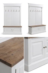 Armario de Dos Puertas Deren Capstock, Diseño Moderno y Limpio, Acabado Natural, Almacenamiento de Madera para Dormitorio u Oficina - Product Image 6