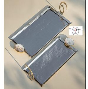 Plateaux de service de luxe pour aliments et chocolats, vaisselle la plus vendue, articles de service alimentaire, articles de cuisine pour la maison, plateaux en provenance d'Inde - Product Image 5