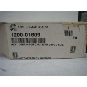 Contactor AMAT 1200-01609 RLY 27AI 30AR 24VDC - Equipo y Piezas de Semiconductores de Confianza de Marca Global - Product Image 1