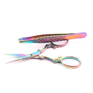 Convient à tous les types de sourcils épais poils fins ou indisciplinés ensemble de pincettes à sourcils en acier inoxydable marque privée - Product Image 1