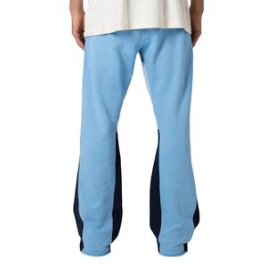 2026 hommes personnalisé haute qualité décontracté évasé survêtement pantalon Patchwork ceinture élastique empilé Flare pantalons de survêtement pour hommes - Product Image 4