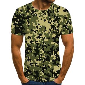 T-shirt camouflage léger coupe ajustée style streetwear décontracté pour l'extérieur – Fabricant de vêtements - Product Image 1