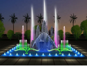 Fuente de Agua Musical LED de Acero Inoxidable para Exteriores, Diseño Flotante, Colorida, de Horticlub WD-MF, con una Vida Útil de Más de 10 Años - Product Image 3