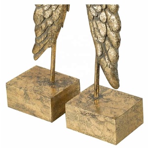 Hot Selling Wings Non Skid Bookend Decorative Modern Book Holder Luxury <b>Shelf</b> Decor Book Lover Gift Home Office Decoration - Product Image 3