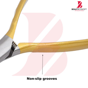 Newest Style Product Gold Plated <b>Nail</b> Nipper Cuticle Cutter Stainless Steel Precision Clipper Salon Grade Beauty <b>Tool</b> - Product Image 2