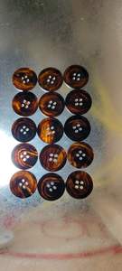 Bouton unique en corne de buffle pour manteau ou chemise, produit naturel, meilleure qualité, couleur naturelle - Product Image 6