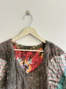 Women Casual Handmade Top Blouse Plus Size Kantha Top Tie Dye Oversized Tank Top - Product Image 6