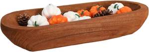 Bol en bois écologique décoratif pour servir la salade, bol de service en bois naturel, style rustique, cuisine champêtre, durable - Product Image 6