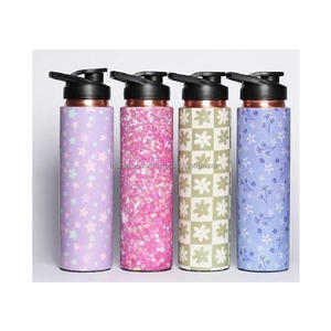 Bouteille d'eau en cuivre de haute qualité pour la maison, le bureau et les voyages, favorisant une routine d'hydratation saine et une meilleure santé. - Product Image 2