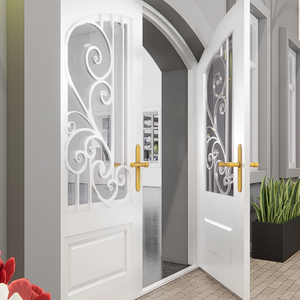 Paneles de Cerca de Hierro Forjado Personalizados, Cerca Metálica para Exteriores, Elegante Cerca de Acero para el Hogar, Duradera, Resistente a la Oxidación - Product Image 6