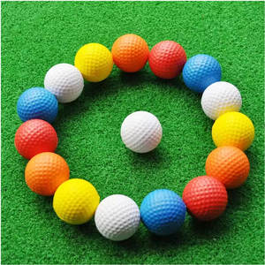 Pelotas de golf de caucho flexible de calidad premium para práctica segura en interiores, construcción de superficie resistente a arañazos - Product Image 3